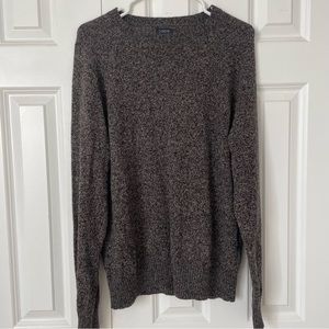 Mens lambswool crewneck sweater
